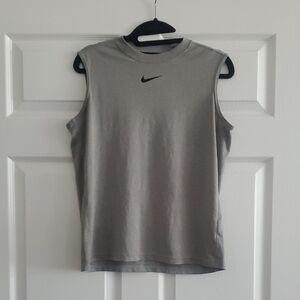 Nike Gray Dri-fit Athletic Tank Top